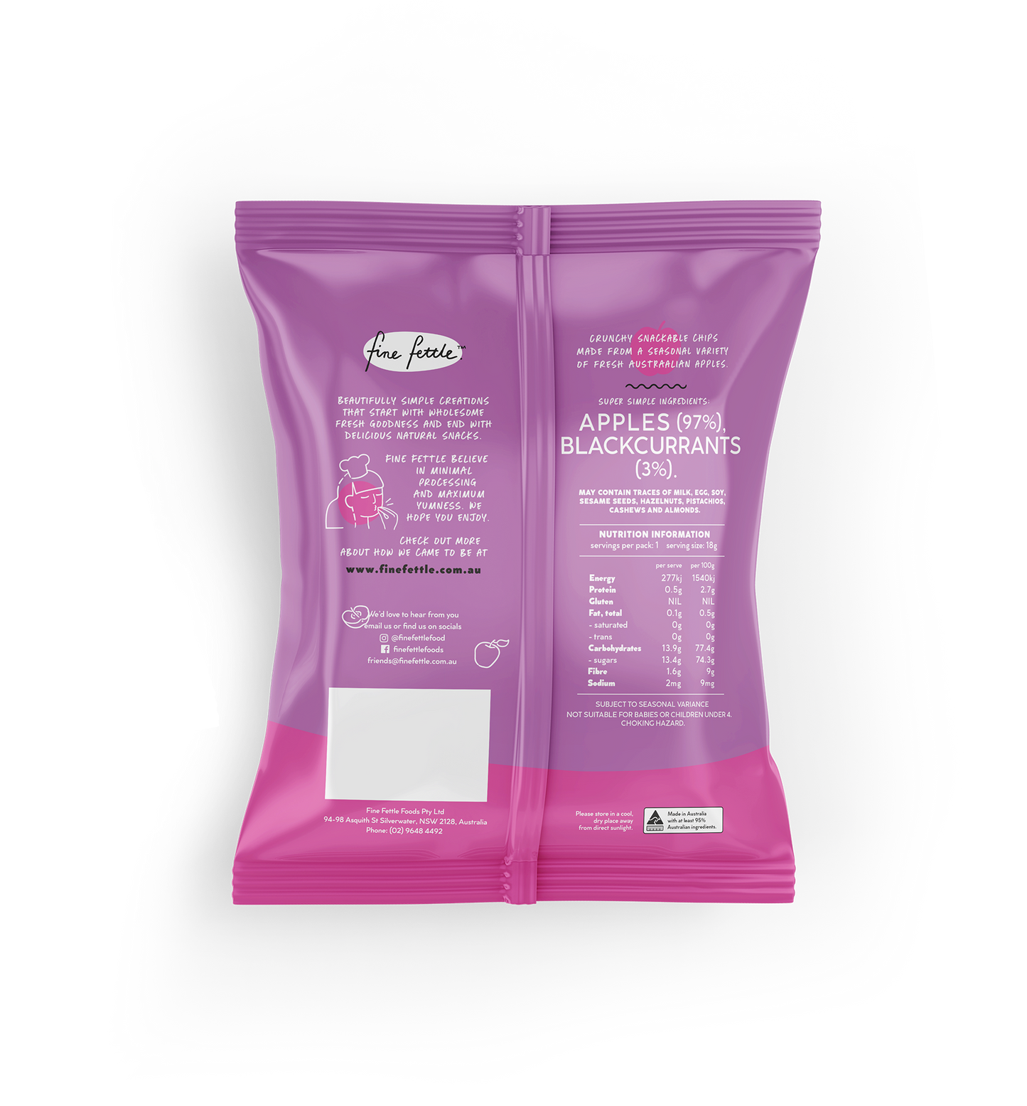 Blackcurrant Apple Crisps