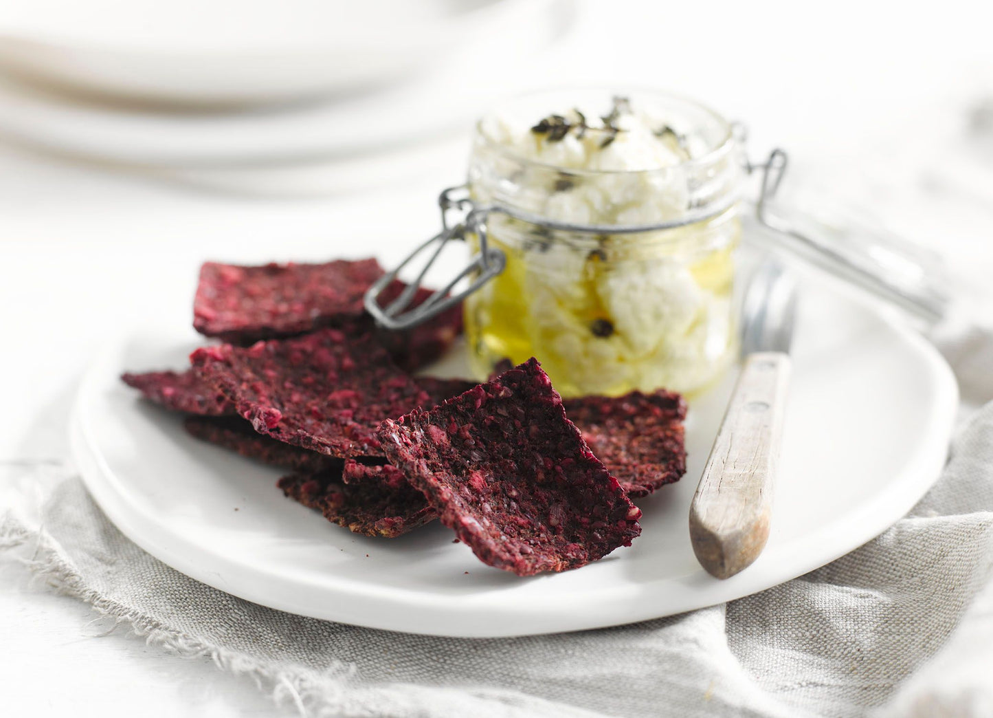 Beetroot & Hazelnut Flats - Healthy Snacks