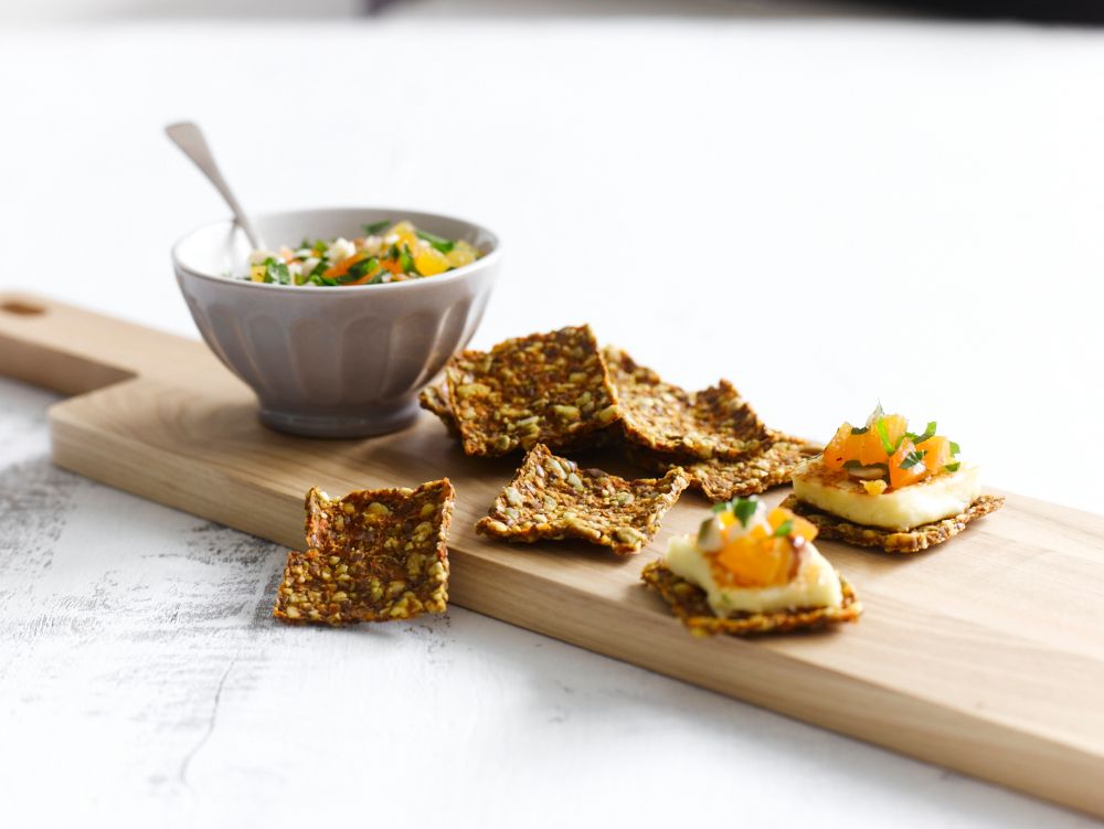 Carrot & Pepita Flats - Healthy Snacks