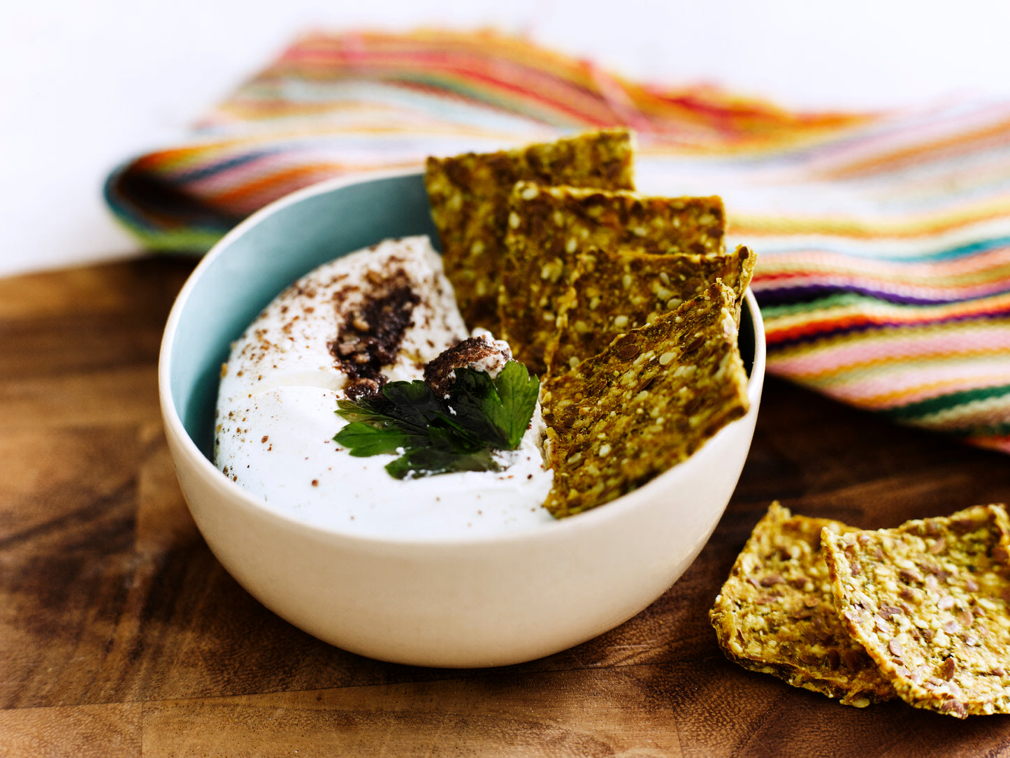 Cauliflower & Turmeric Flats - Healthy Snacks