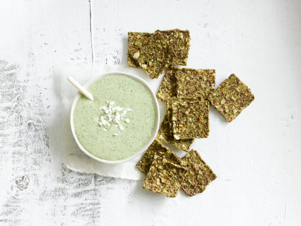 Zucchini & Almond Flats - Healthy Snacks