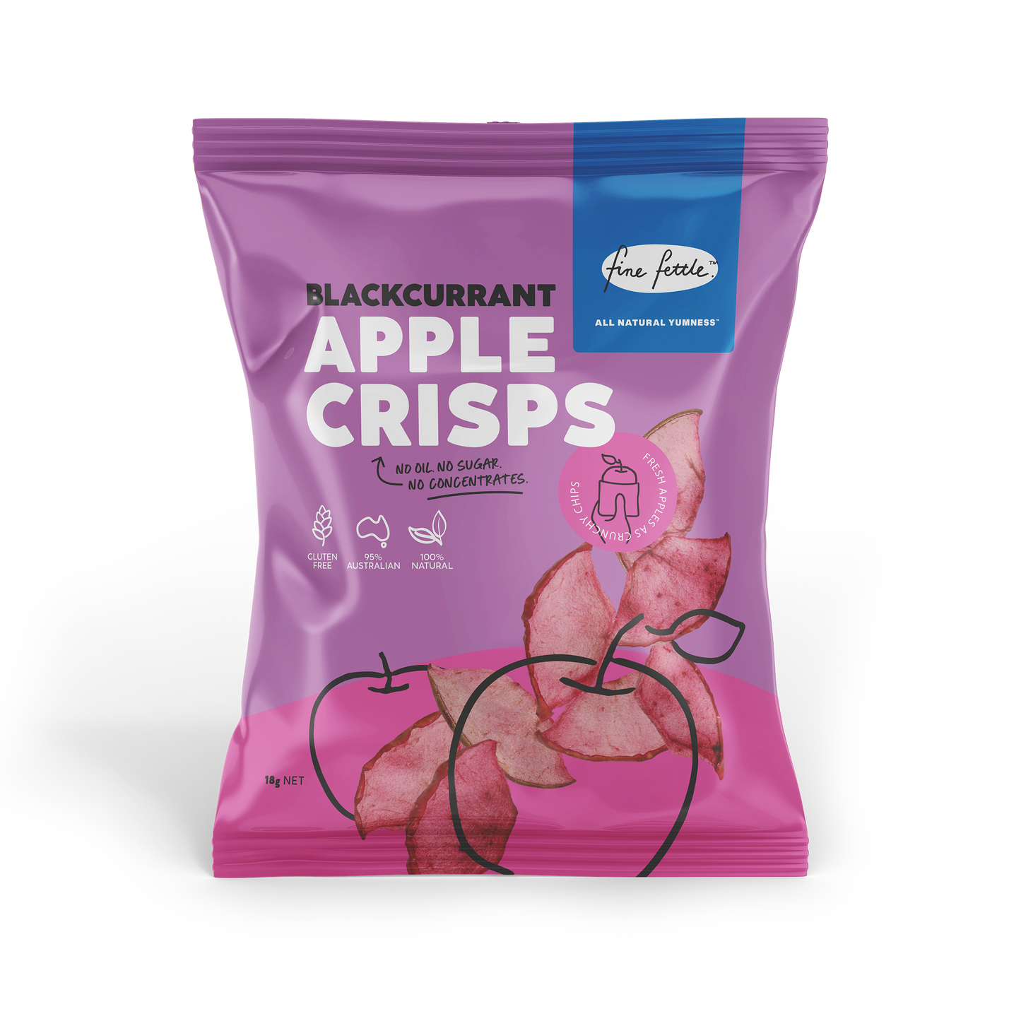 Blackcurrant Apple Crisps
