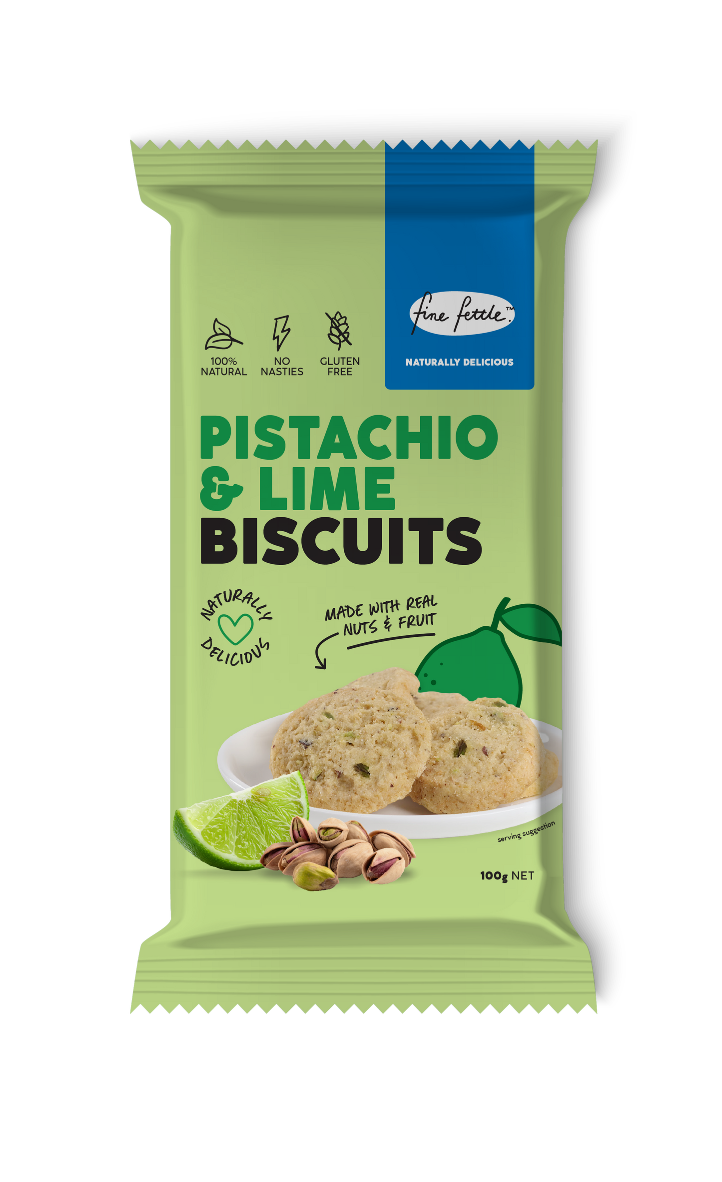 Pistachio & Lime Biscuits