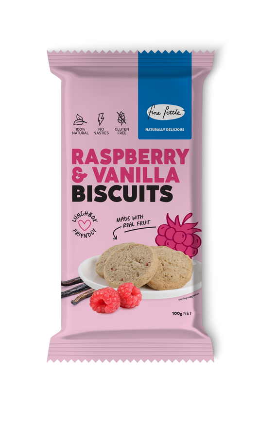 Raspberry & Vanilla Biscuits
