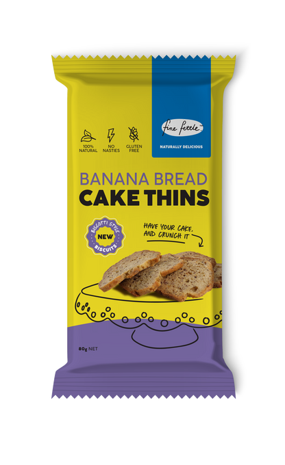 Banana Bread Cake Thins