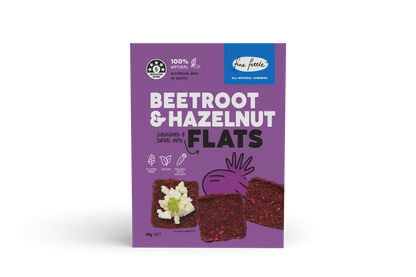 Beetroot & Hazelnut Flats