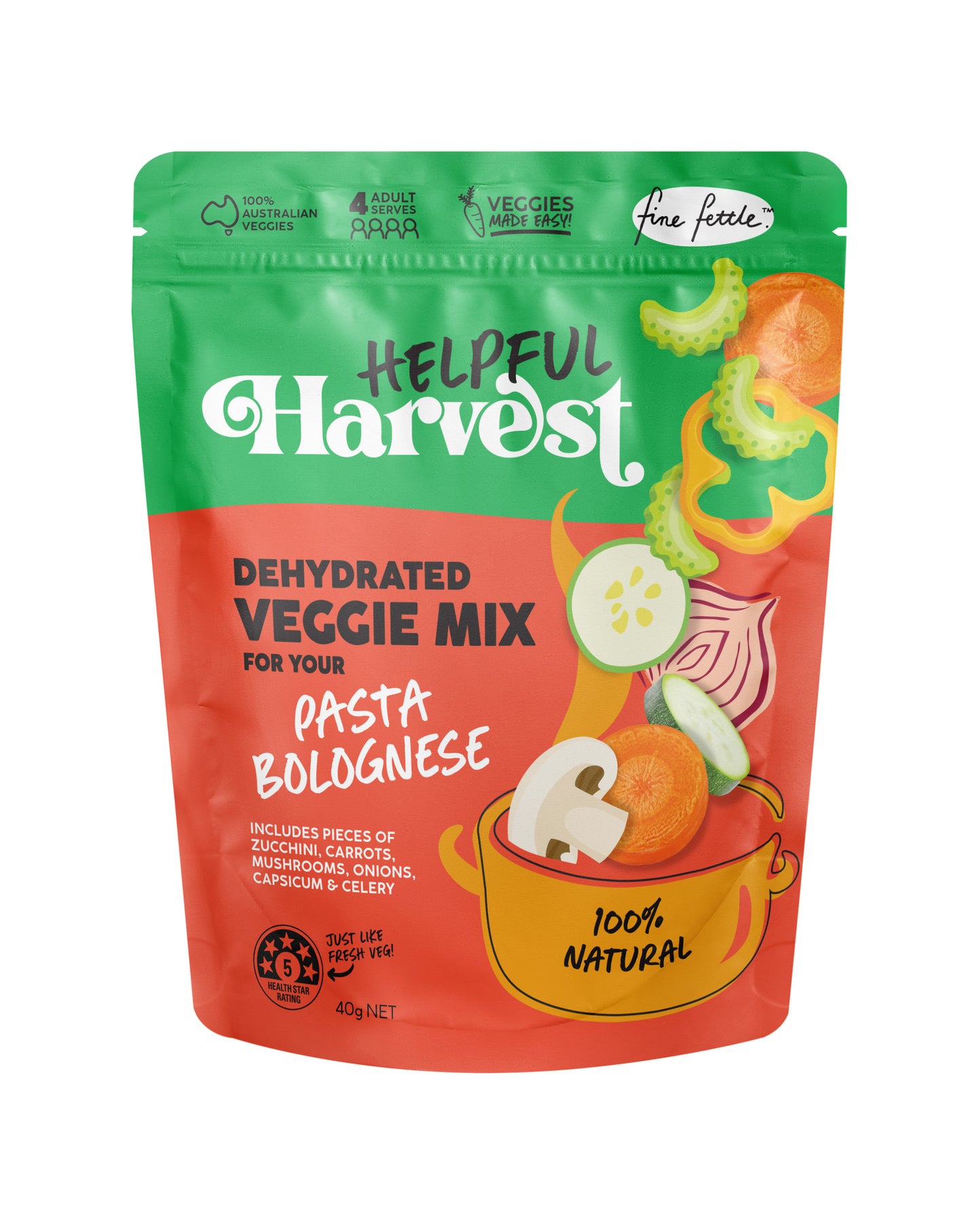 Pasta Bolognese Veggie Mix - Helpful Harvest