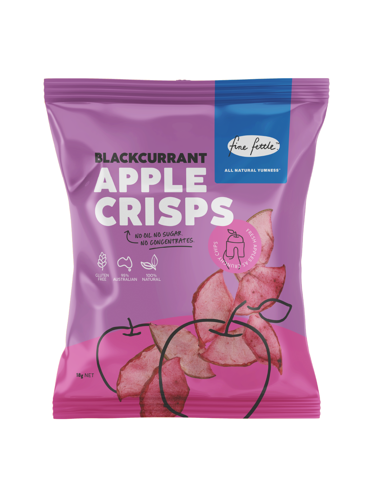 Blackcurrant Apple Crisps