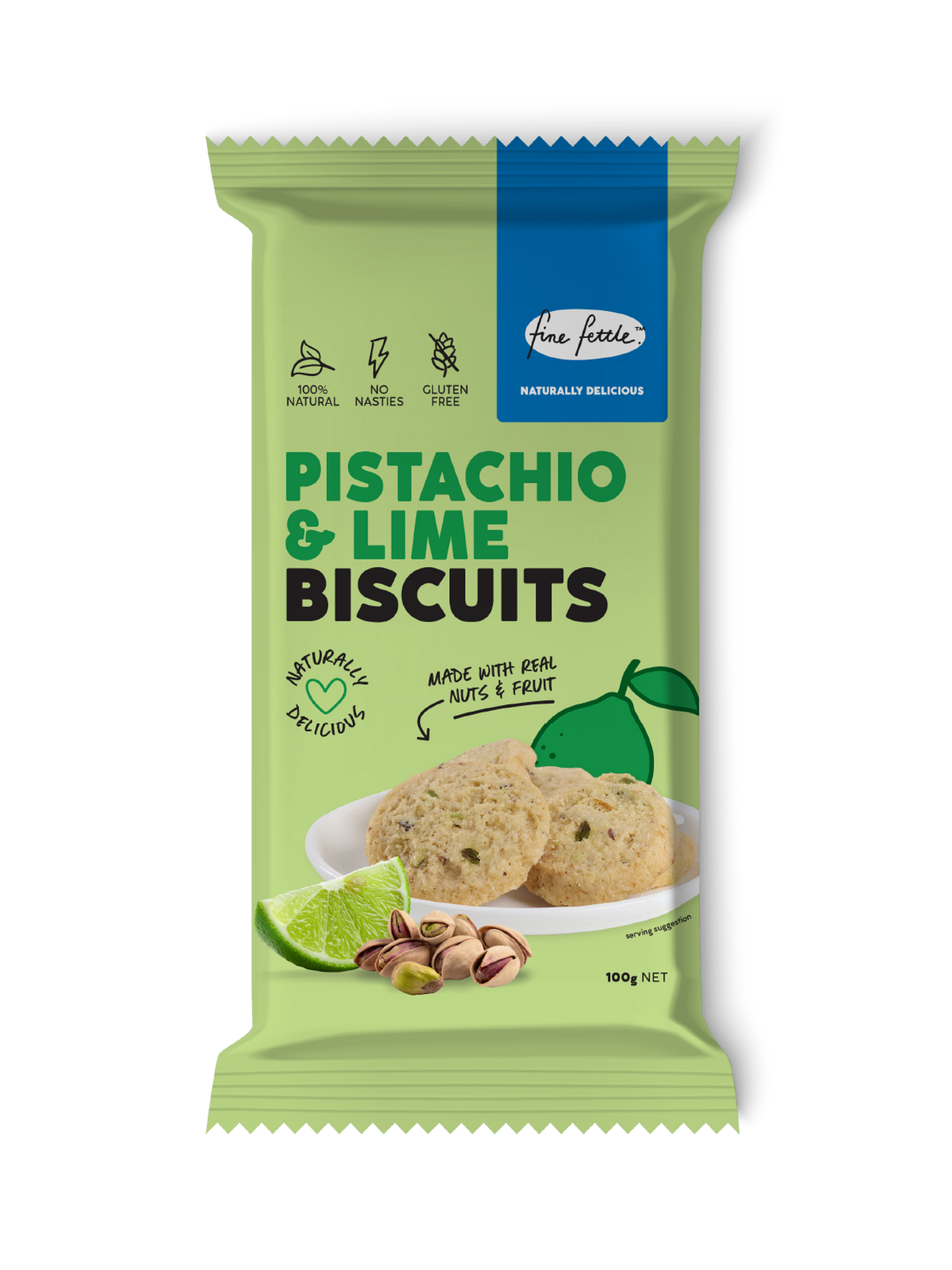Pistachio & Lime Biscuits