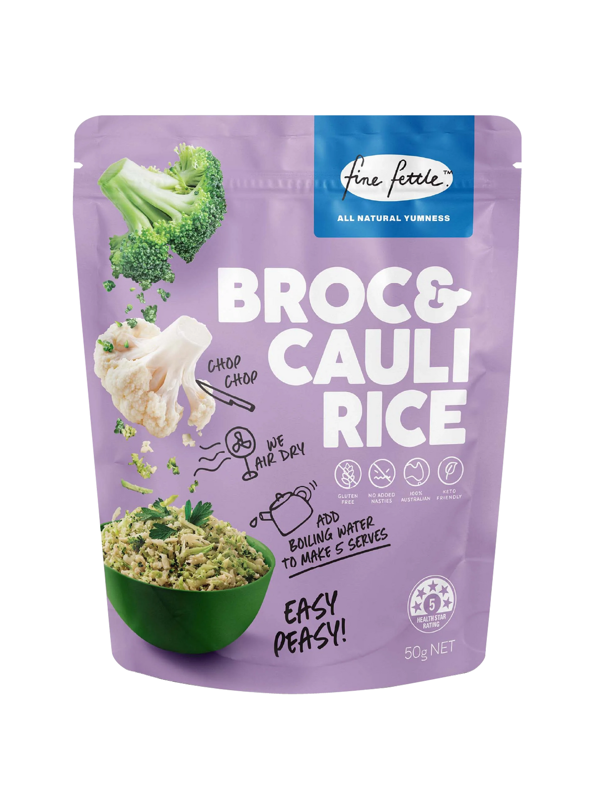 Broccoli & Cauliflower Rice