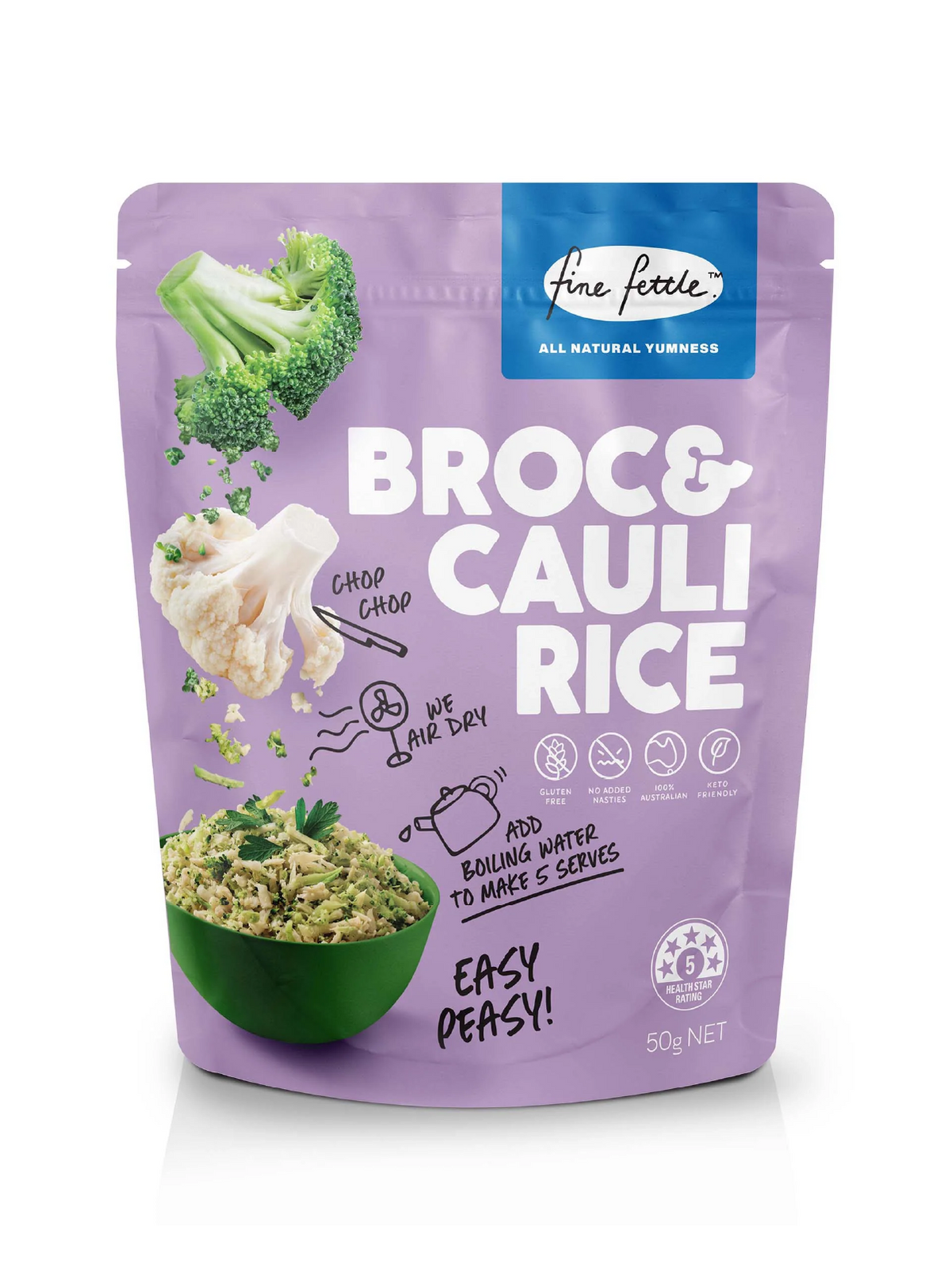 Broccoli & Cauliflower Rice