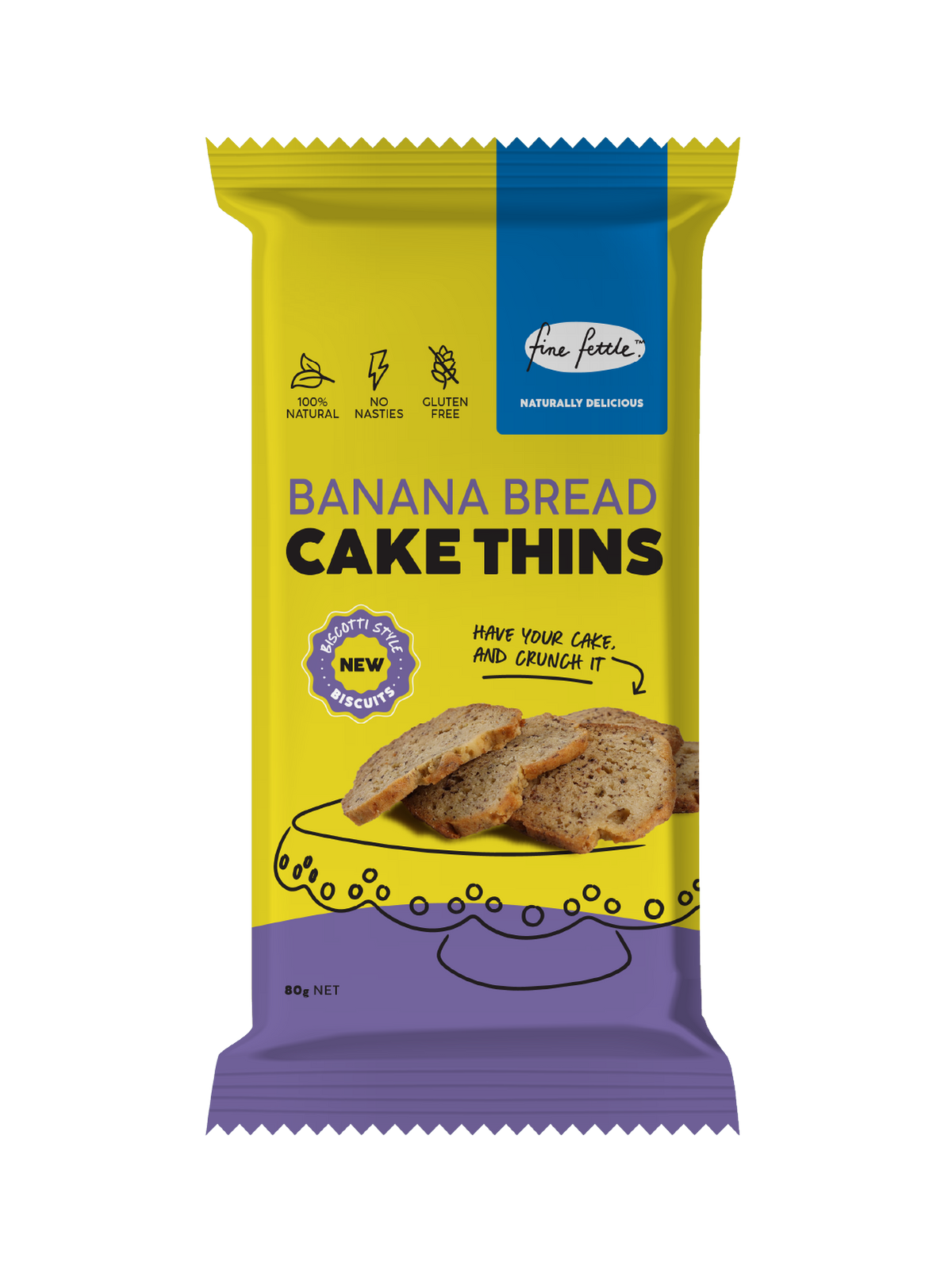 Banana Bread Cake Thins