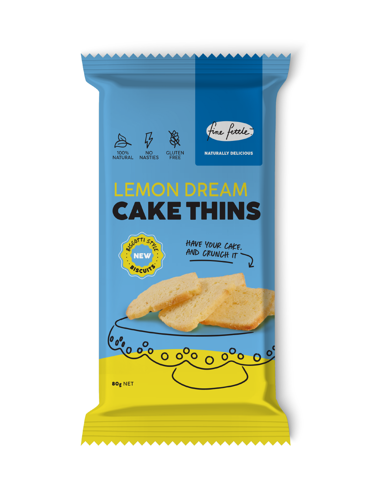 Lemon Dream Cake Thins