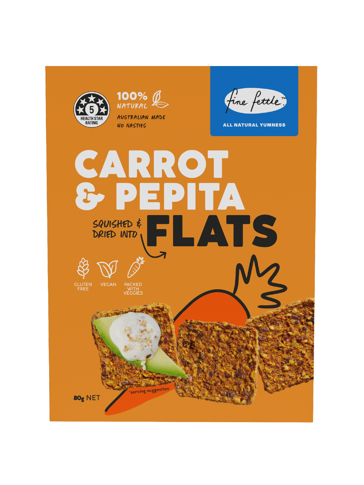 Carrot & Pepita Flats