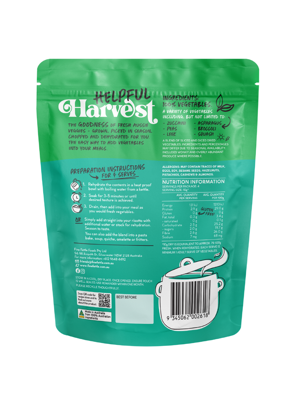 Spring Veg Dehydrated Veggie Mix