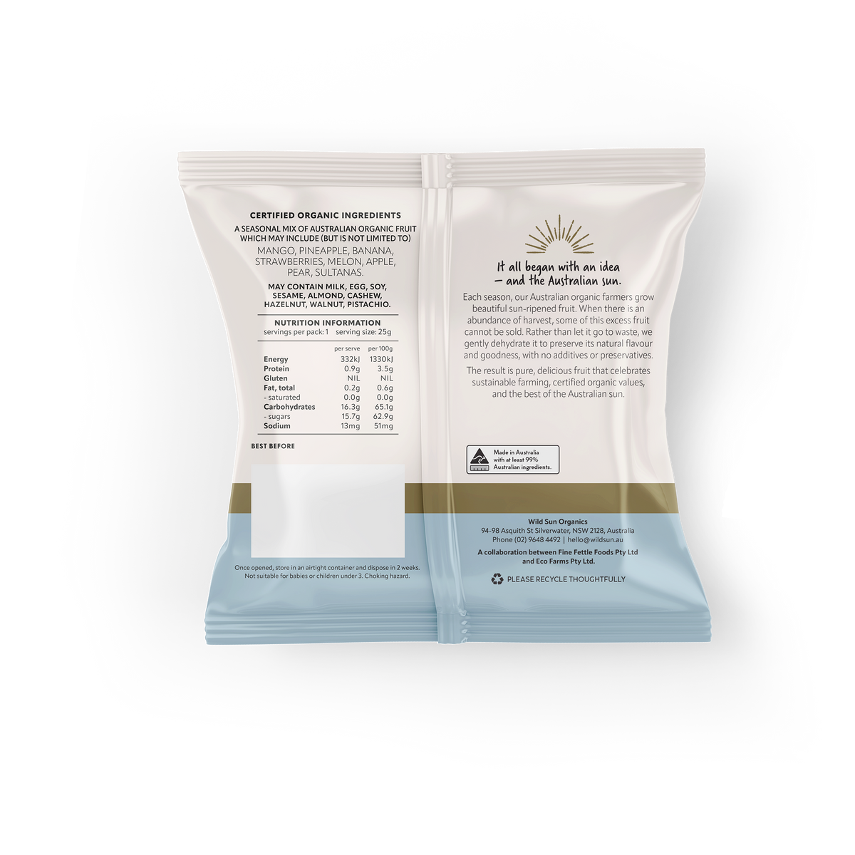 Organic Dried Seasonal Mix