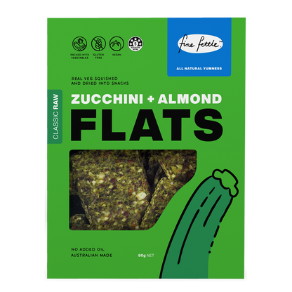 Zucchini & Almond Flats - Healthy Snacks